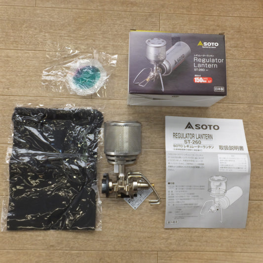 [送料無料] 未使用★新富士バーナー SOTO レギュレーターランタン Regulator Lantern ST-260 屋外専用★