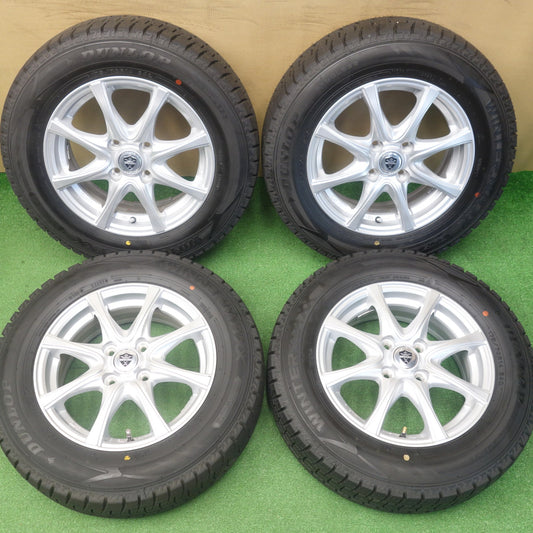 バリ溝！23年！キレイ！ほぼ10分★スタッドレス 175/70R14 ダンロップ ウインターマックス WM02 ESTROSA エステローザ 14インチ PCD100/4H★6040601KTス