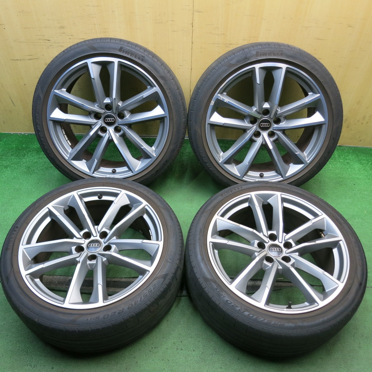 4本価格◎アウディ A7 純正 255/40R20 ピレリ PZERO Pゼロ 20インチ PCD112/5H◎6082903HAノ