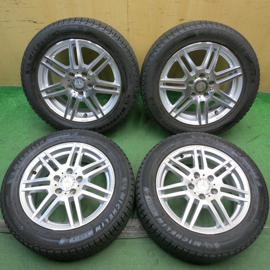 バリ溝！9分★ベンツ 等 ATS 205/55R16 スタッドレス ミシュラン X-ICE3+ 16インチ PCD112/5H★5092105HAス