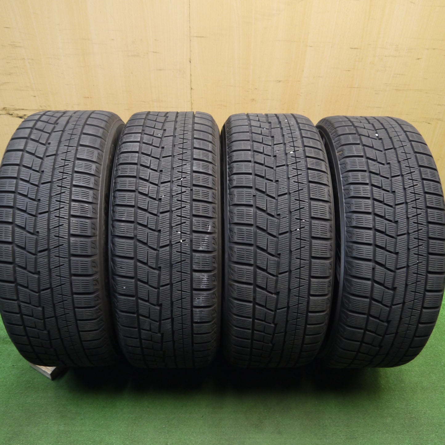 [送料無料] バリ溝！22年！9.5分★レクサス IS バージョンL 純正 225/50R17 スタッドレス ヨコハマ アイスガード iG60 17インチ PCD114.3/5H★5040403Hス