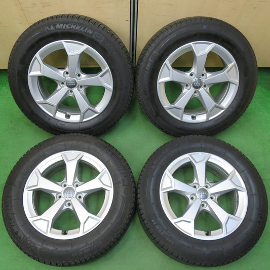 [送料無料] バリ溝！キレイ！9.5分★アウディ Q3 純正 215/65R17 スタッドレス ミシュラン X-ICE XI3 17インチ PCD112/5H★4111801イス