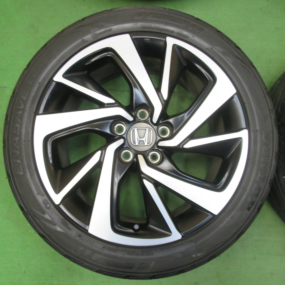 [送料無料] キレイ★ホンダ RU系 ヴェゼル RS 純正 225/50R18 ダンロップ エナセーブ EC503 18インチ PCD114.3/5H★5020305イノ