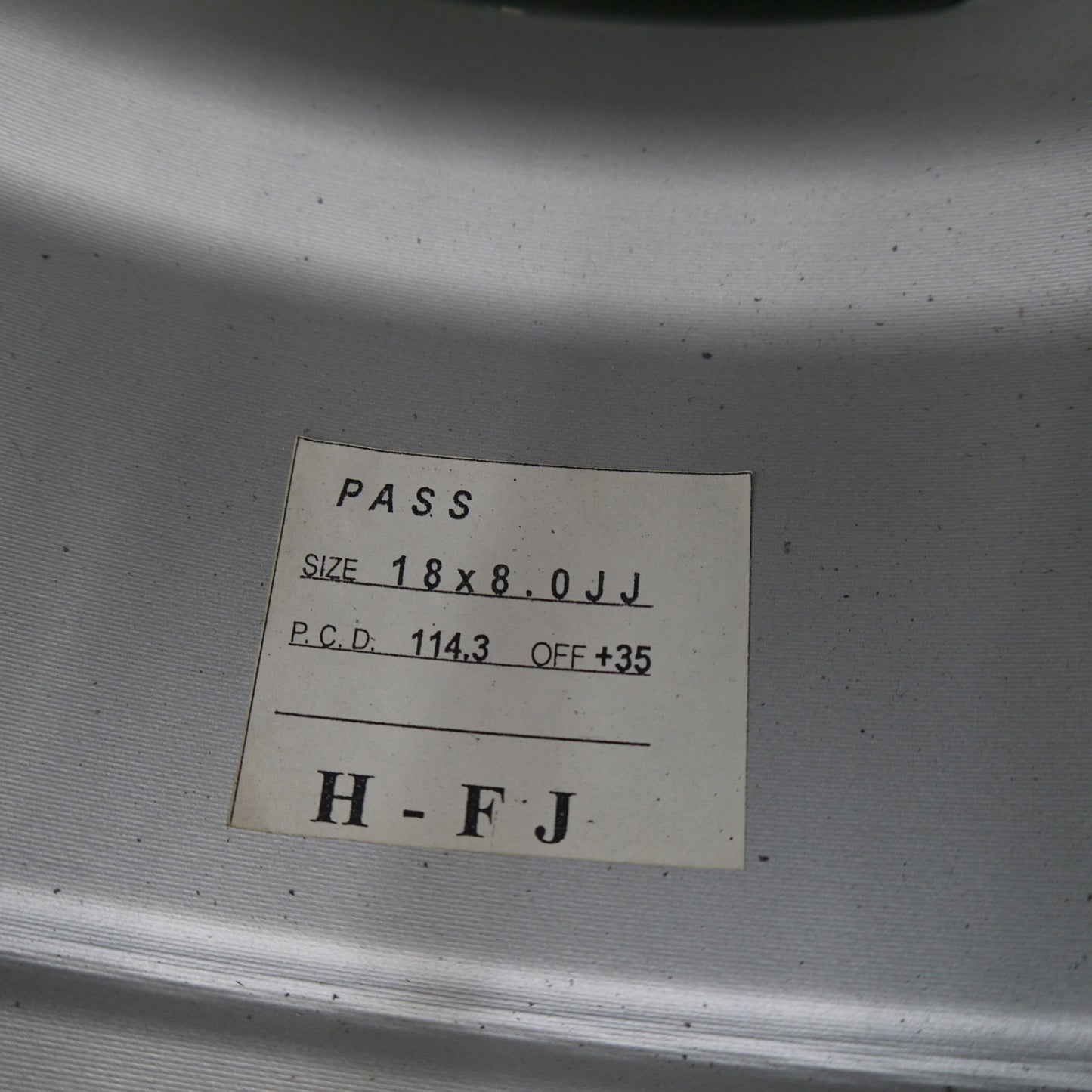 タイヤほぼ未使用！1本★225/40R18 WALD DUCHATELET2 ヨコハマ DNA エコス ES300 ヴァルド 18インチ PCD114.3/5H★5052706Hノ