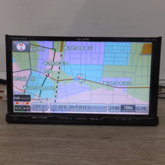 [送料無料] ★富士通テン イクリプス ECLIPSE メモリーナビゲーション Future Link AVN-Z05i[9]★