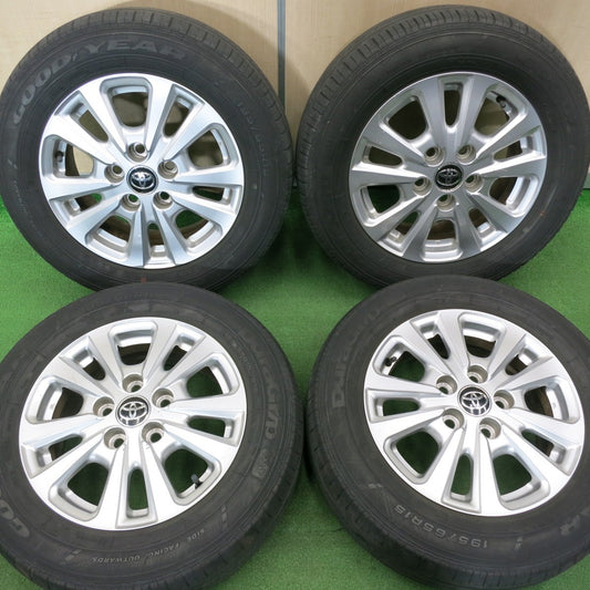 [送料無料] 4本価格★トヨタ 80系 ノア ヴォクシー 純正 195/65R15 グッドイヤー DuraGrip 15インチ PCD114.3/5H★5010403NJノ