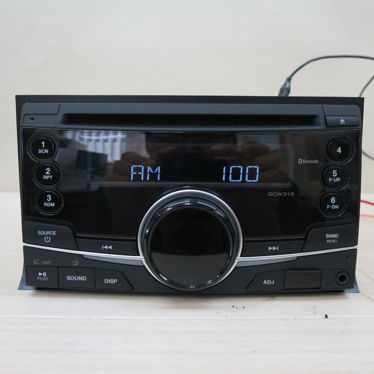 美品☆Clarion クラリオン 2DIN カー オーディオ GCW315 CD プレーヤー CD デッキ カー パーツ Bluetooth AM FM☆