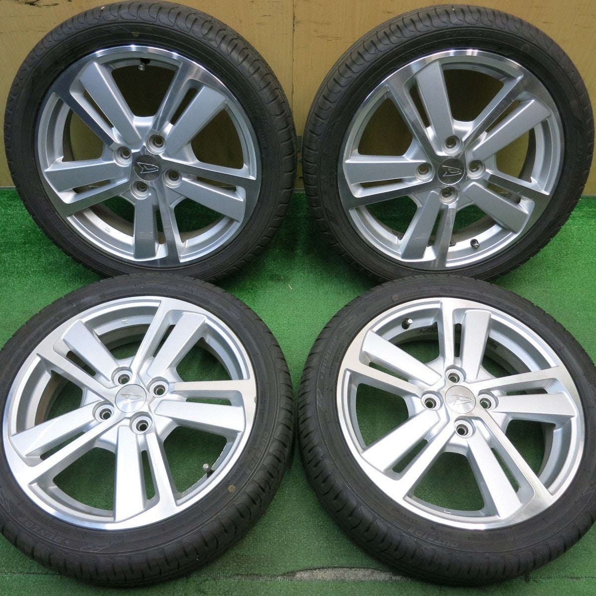 タイヤほぼ未使用！24年★ダイハツ LA400K コペン 純正 165/50R16 ダンロップ エナセーブ EC204 16インチ PCD100/4H★5042502NJノ