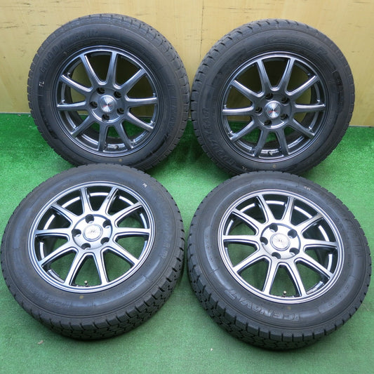 バリ溝！22年！9.5分★LOXARNY SPORT 205/60R16 スタッドレス グッドイヤー アイスナビ7 ロクサーニ スポーツ 16インチ PCD114.3/5H★6011108HAス