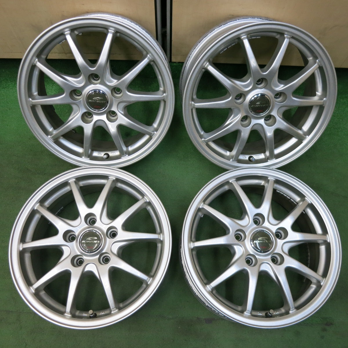 [送料無料] キレイ★SCHNEIDER ATECH シュナイダー エーテック 15インチ ホイール 15×6J PCD114.3/5H★5031406SYホ