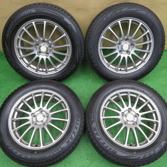 バリ溝！23年！ほぼ10分★スタッドレス 215/60R17 ブリヂストン ブリザック VRX2 ECO FORME エコフォルム 17インチ PCD114.3/5H★5122002NKス