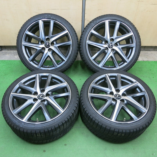 センサー付！バリ溝！22年！9.5分★レクサス GS Fスポーツ 純正 235/40R19 265/35R19 スタッドレス ダンロップ ウインターマックス03 19インチ PCD114.3/5H★5021702ナス
