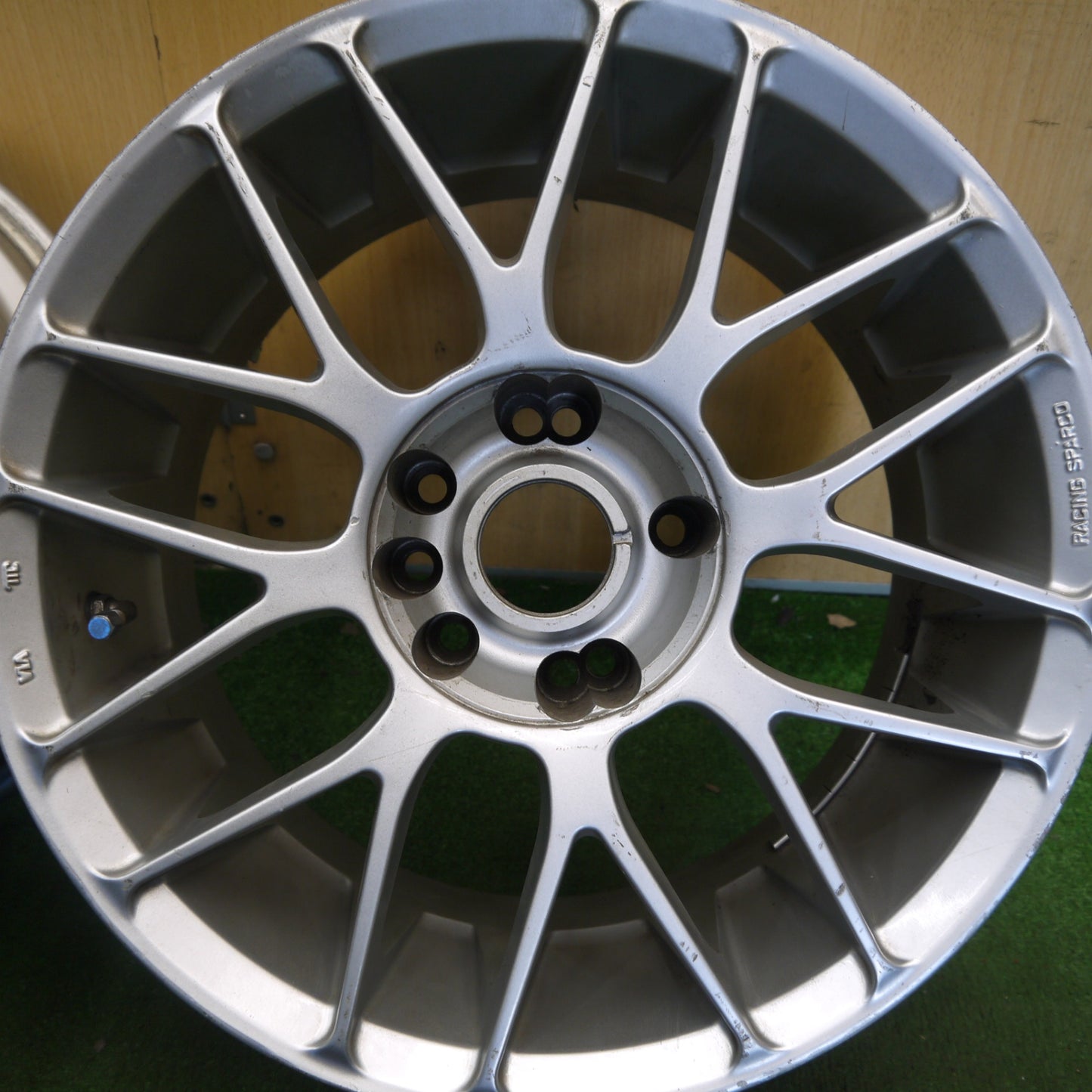 2本価格★RACING SPARCO NS-Ⅱ 16インチ ホイール レーシング スパルコ NS-2 16×8JJ PCD114.3/4H 5H マルチ★6061702Hホ