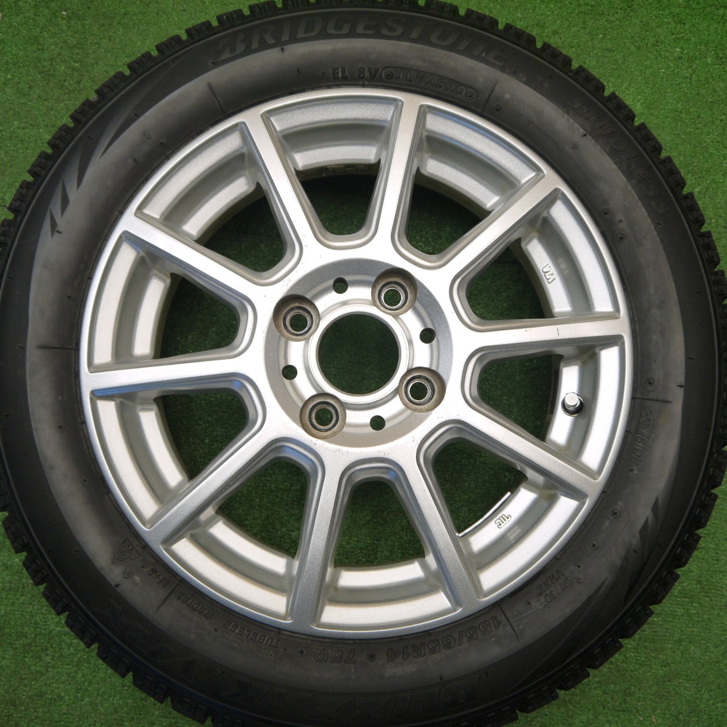 4本価格★スタッドレス 155/65R14 ブリヂストン ブリザック VRX GRIMOIRE グリモア 14インチ PCD100/4H★5102911Hス