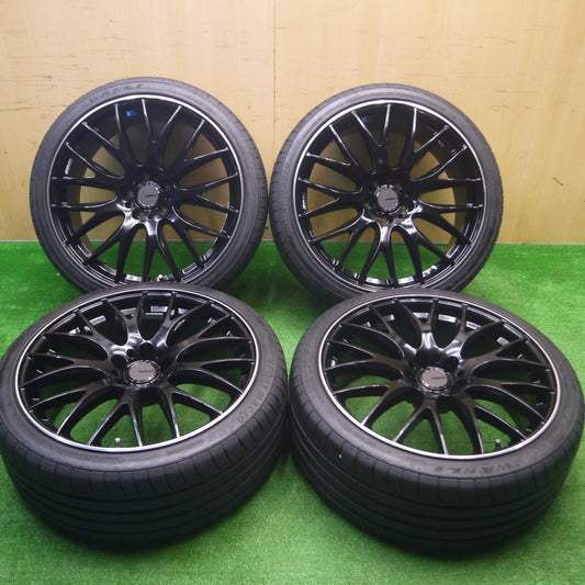 *送料無料* バリ溝!22年!キレイ!8.5分★RAYS HOMURA 2X9 245/35R20 ワンリ SPORT macro SA302 2×9 レイズ ホムラ PCD114.3/5H★4090405Hノ