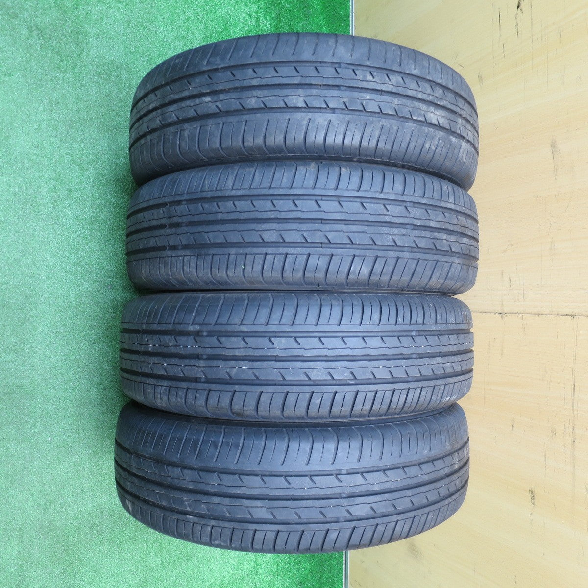 4本価格！23年★マツダ フレア クロスオーバー スズキ ハスラー 純正 165/60R15 ヨコハマ BluEarth-ES ES32 15インチ PCD100/4H★5110308NJノ