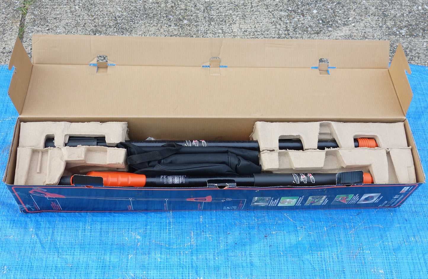 [送料無料] キレイ◆BLACK+DECKER ブラックデッカー 200mm コードレス高枝ポールチェーンソー  GPC1840LN バッテリー 充電器付き◆