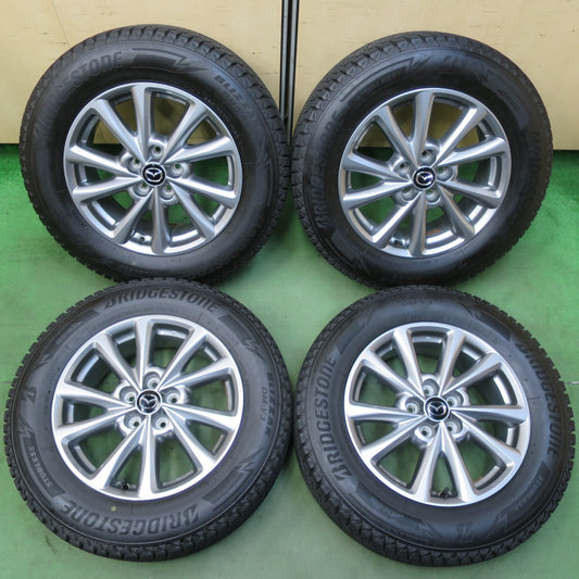 バリ溝！22年！キレイ！9.5分★マツダ CX-5 純正 225/65R17 スタッドレス ブリヂストン ブリザック DM-V3 17インチ CX5 PCD114.3/5H★5112202イス