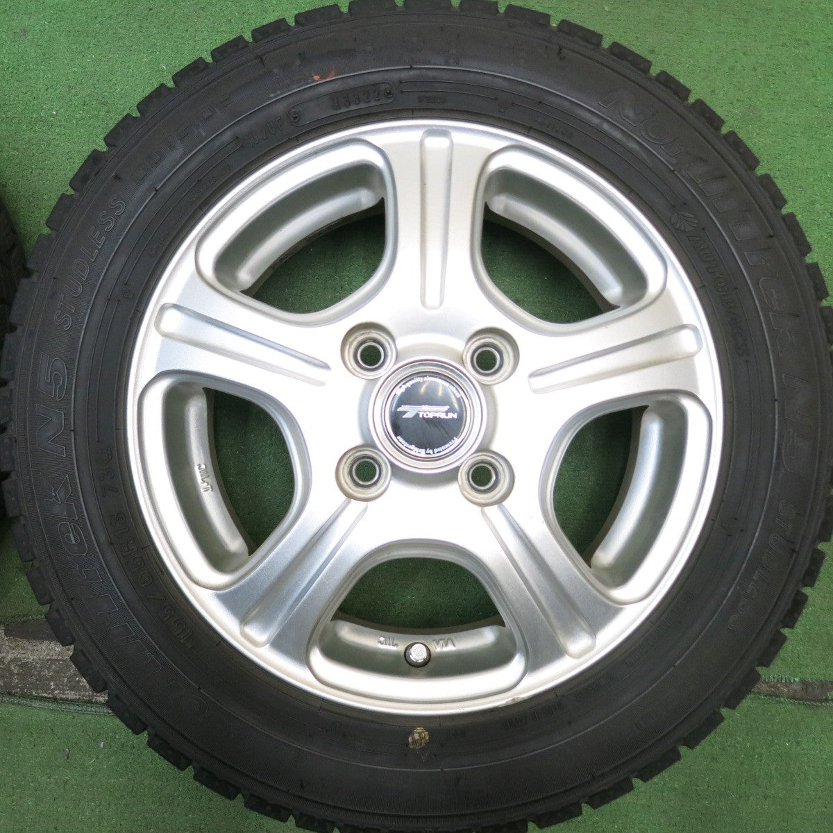 4本価格！22年★スタッドレス 155/65R13 オートバックス ノーストレック N5 TOPRUN トップラン 13インチ PCD100/4H★5070607HAス
