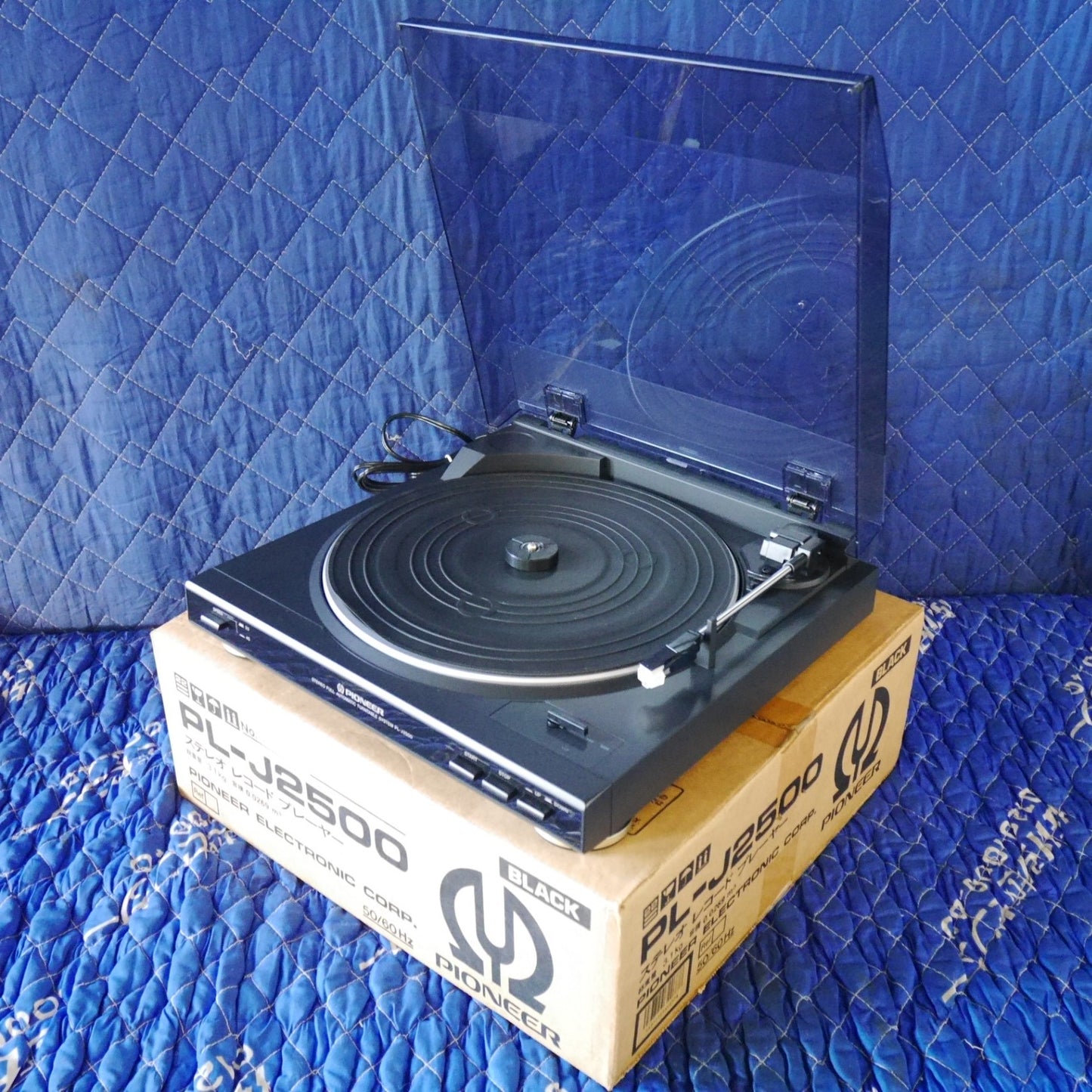 [送料無料] 未使用☆PIONEER パイオニア ステレオ レコード プレーヤー PL-J2500 ターンテーブル ステレオ オーディオ 機器☆