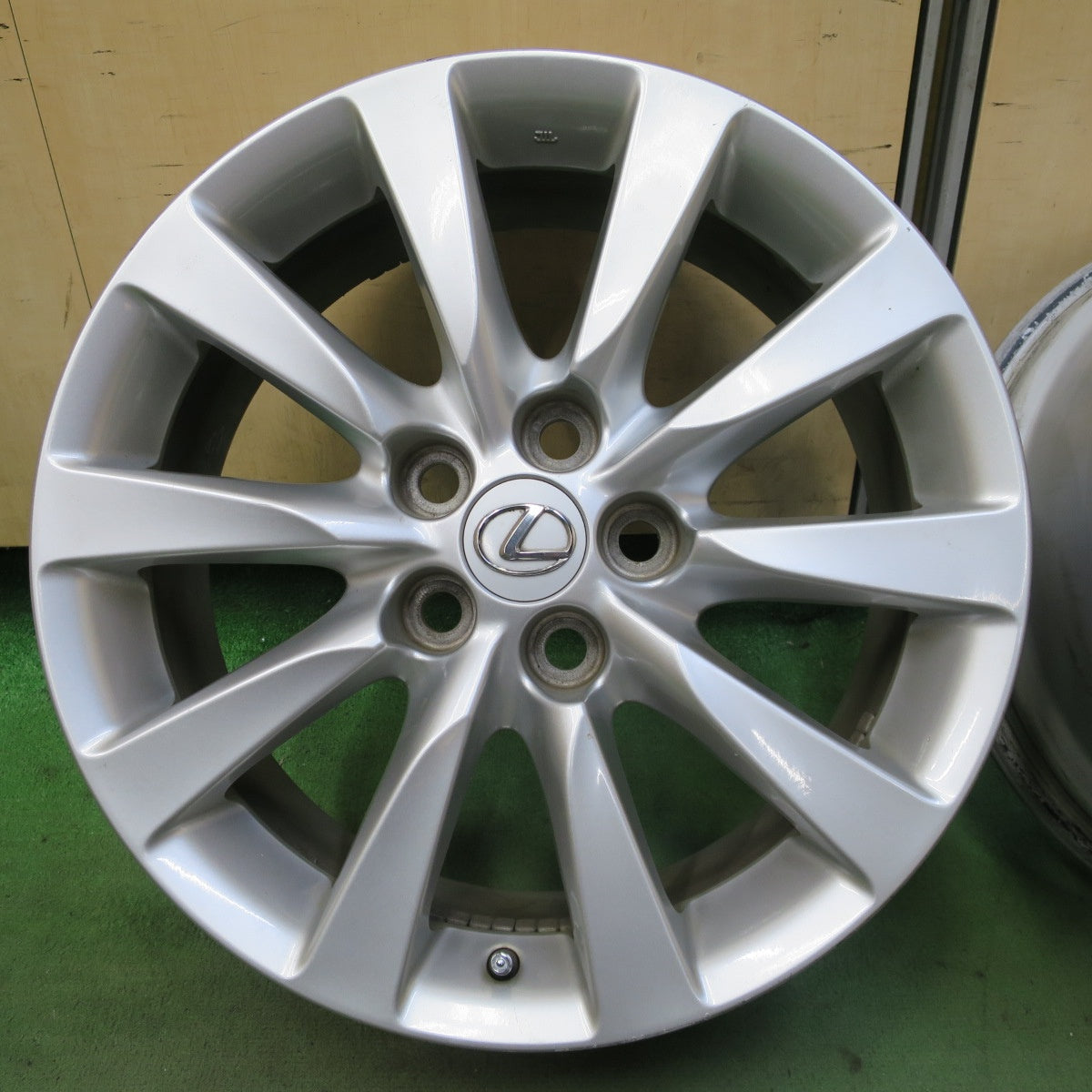 4本価格◎レクサス LS 460 純正 ホイール 18インチ 18×7.5J PCD120/5H◎6081002NGホ