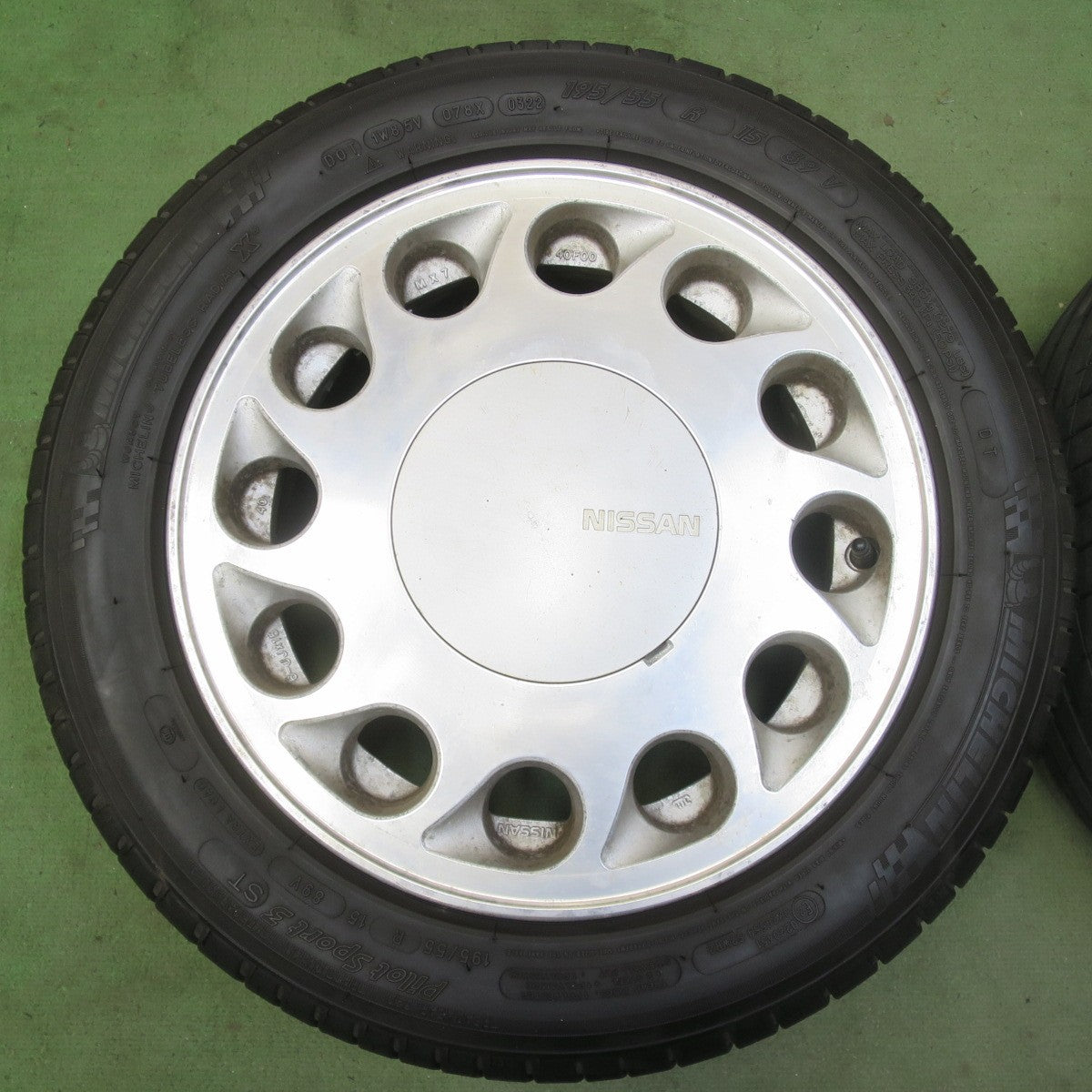 4本価格！22年☆日産 S13 シルビア 純正 火の玉 195/55R15 ミシュラン