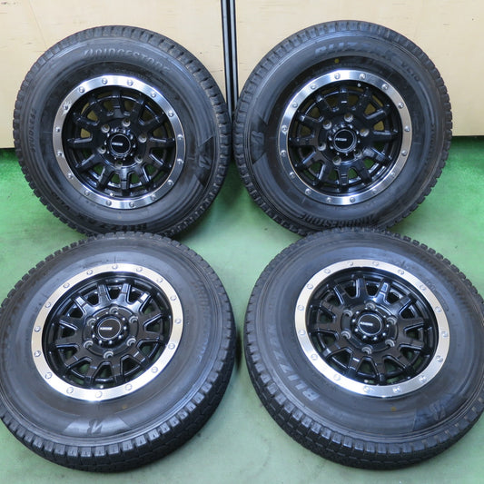 バリ溝！23年！9.5分★スタッドレス ESSEX エセックス EX-15 195/80R15 107/105N ブリヂストン ブリザック VL10 PCD139.7/6H★5111403TTス