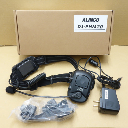 [送料無料] ◆ALINCO ヘルメット 作業帽 用 ヘッドセット 型 トランシーバー DJ-PHM20 アルインコ バッテリー EBP-108 EDC-122②◆