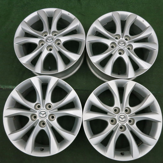*送料無料* 4本価格★マツダ3 純正 ホイール 17インチ 17×7J MAZDA3 PCD114.3/5H★4062504HAホ