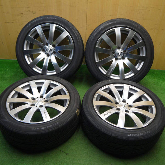 バリ溝 8.5分★VENERDi COSMIC Zwinger 235/50R18 ダンロップ LE MANS LM703 ヴェネルディ ツィンガー PCD114.3/5H★5031209Hノ