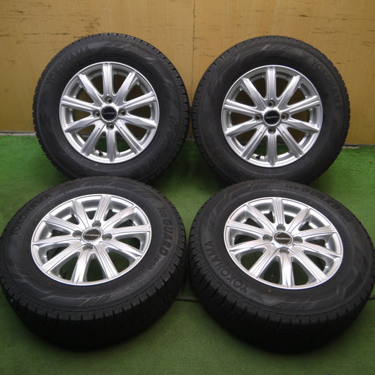 *送料無料* バリ溝！22年！キレイ！ほぼ10分★スタッドレス 185/70R14 ヨコハマ アイスガード iG60 BALMINUM バルミナ 14インチ PCD100/4H★4061004Hス