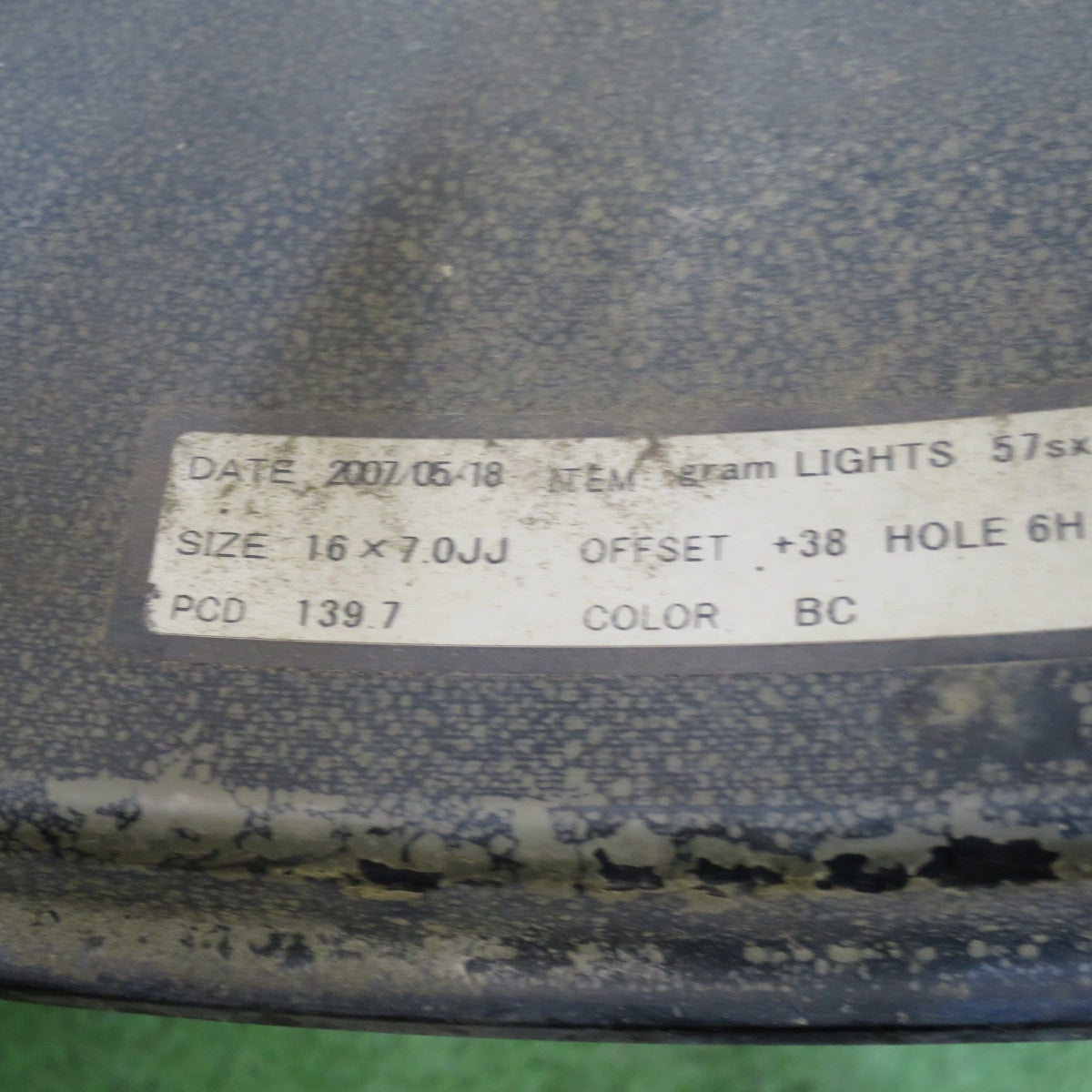 4本価格★RAYS gramLIGHTS 57SX 16インチ ホイール レイズ グラムライツ 16×7.0JJ PCD139.7/6H★6042402NGホ