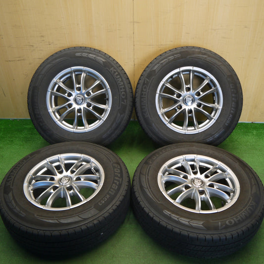 バリ溝！24年！9.5分★195/80R15 107/105R クムホ PorTran KC53 PERFORMANCE WHEELS パフォーマンス ホイール 15インチ PCD139.7/6H★6041301Hノ
