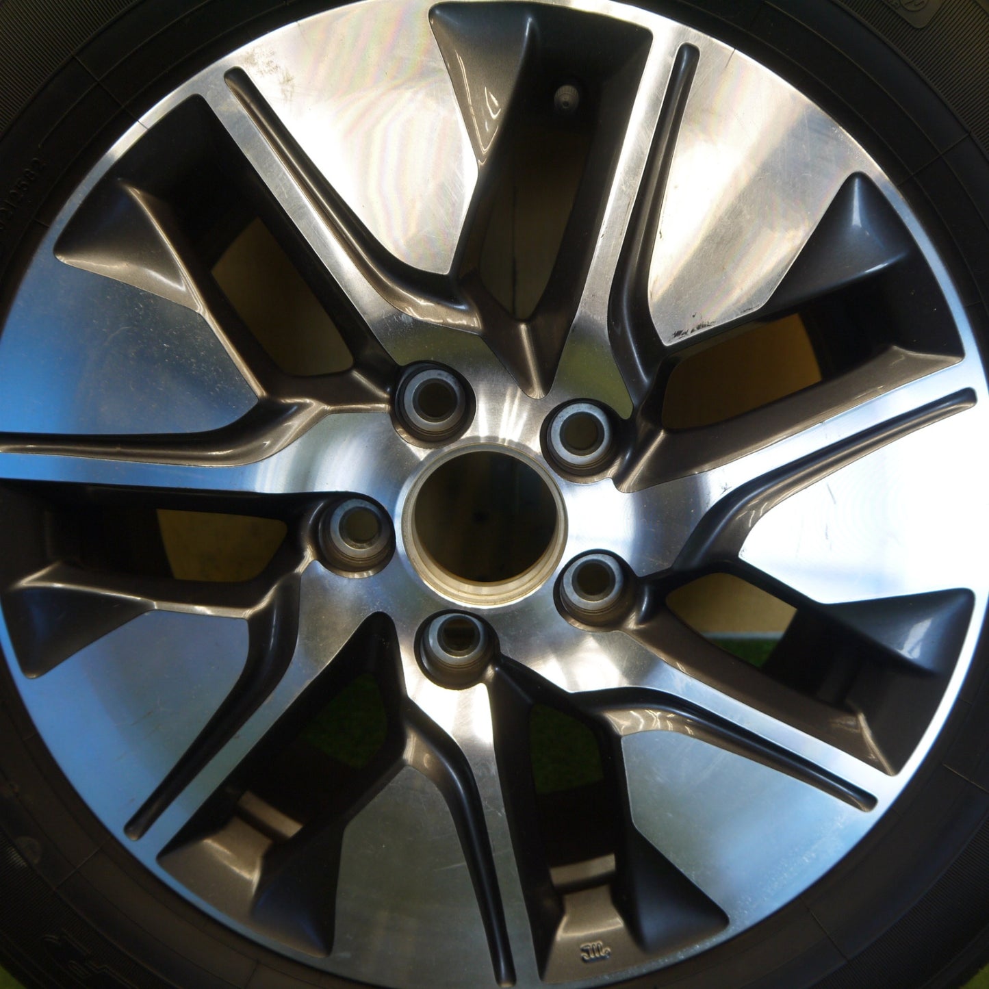 バリ溝！9分！1本◎ホンダ RP ステップワゴン スパーダ 純正 205/60R16 グッドイヤー EfficientGrip 16インチ PCD114.3/5H◎6071005Hノ
