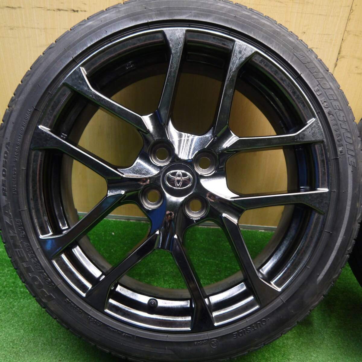 4本価格！21年★トヨタ アクア GR SPORT 純正 195/45R17 ブリヂストン ポテンザ RE050A 17インチ PCD100/4H★5031205Hノ