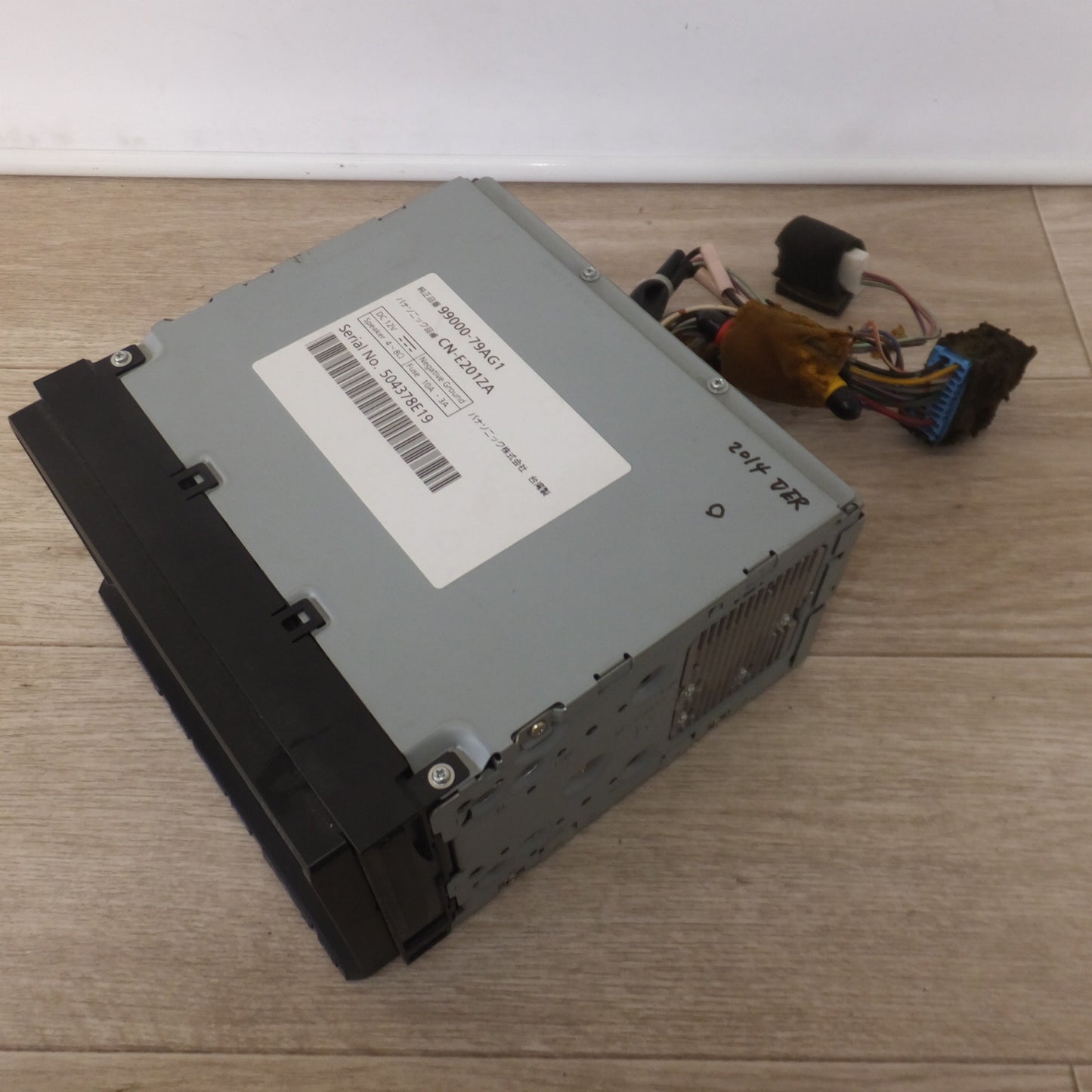 [送料無料] 現状品★パナソニック製 スズキ 純正 カーナビ メモリーナビ CN-E201ZA 99000-79AG1[6]★