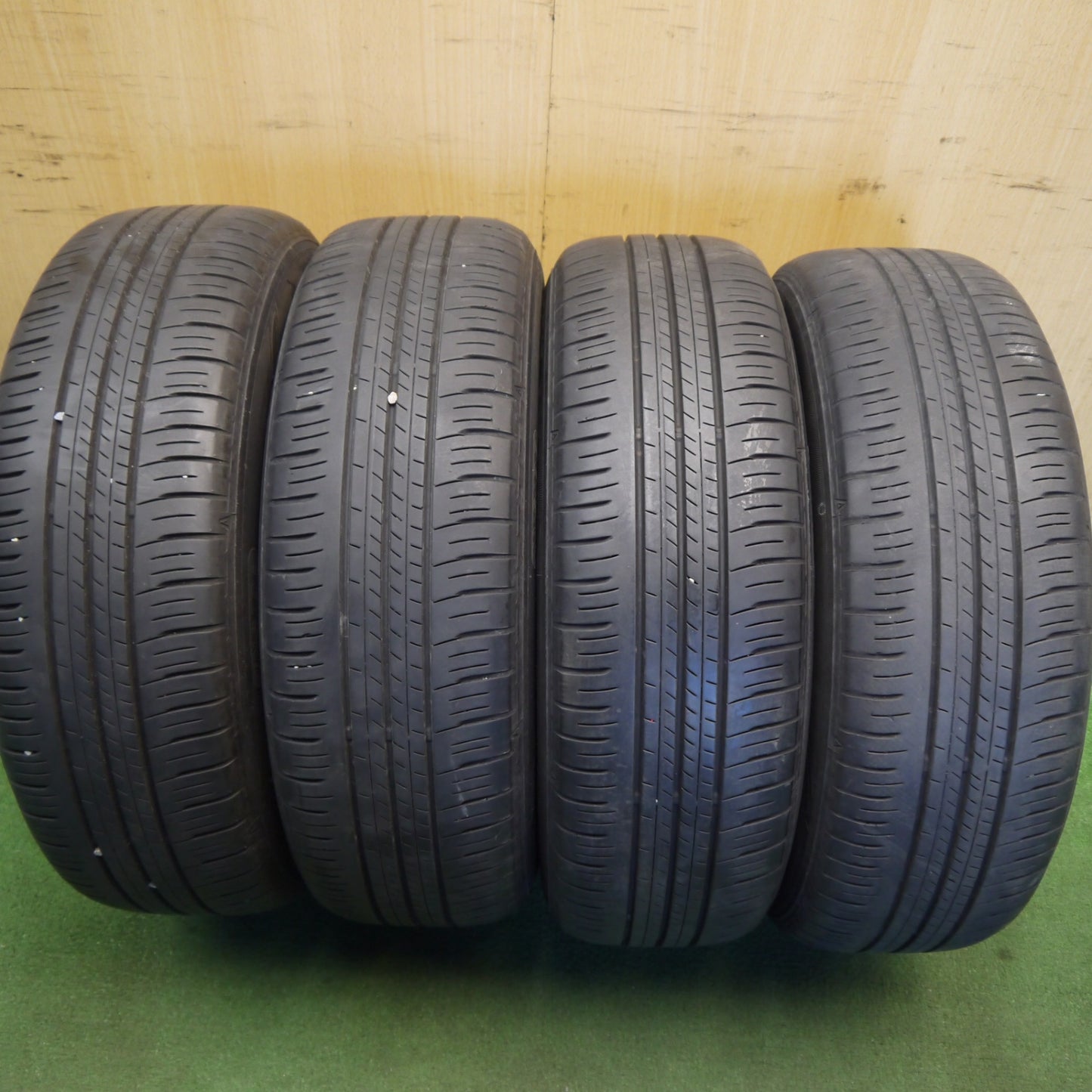 バリ溝！8.5分◎185/65R15 ダンロップ エナセーブ EC300+ Laffite ラフィット 15インチ PCD100/4H◎6061002Hノ