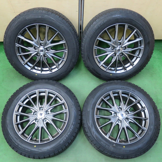 バリ溝！キレイ！9.5分★スタッドレス 215/60R17 ダンロップ ウインターマックス WM01 SEIN ザイン 17インチ PCD114.3/5H★5032409イス
