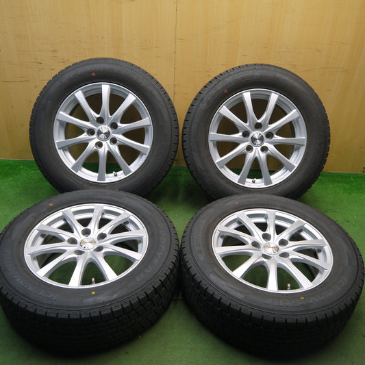 バリ溝！23年！キレイ！9.5分以上★40系 アルファード 等 225/65R17 スタッドレス グッドイヤー アイスナビ SUV ravrion RS01 ラブリオン 17インチ PCD120/5H★5080507Hス