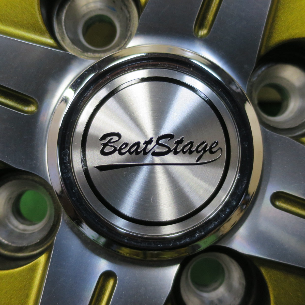 [送料無料] キレイ★BeatStage NS-C ビートステージ ホイール 14インチ 14×4.5J PCD100/4H★4102504イホ