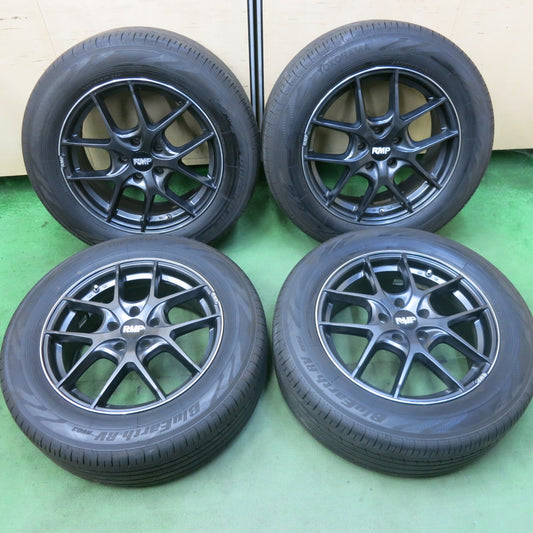 バリ溝！24年！キレイ！9.5分★RMP 025F 225/60R17 ヨコハマ BluEarth-RV RV03 ブルーアース 17インチ PCD114.3/5H★5100603SKノ