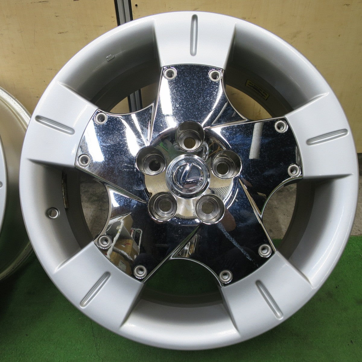 4本価格！付属品付き◎レクサス SC 430 トヨタ UZZ40 ソアラ 純正 ホイール 18インチ 18×8JJ PCD114.3/5H◎6092801NGホ