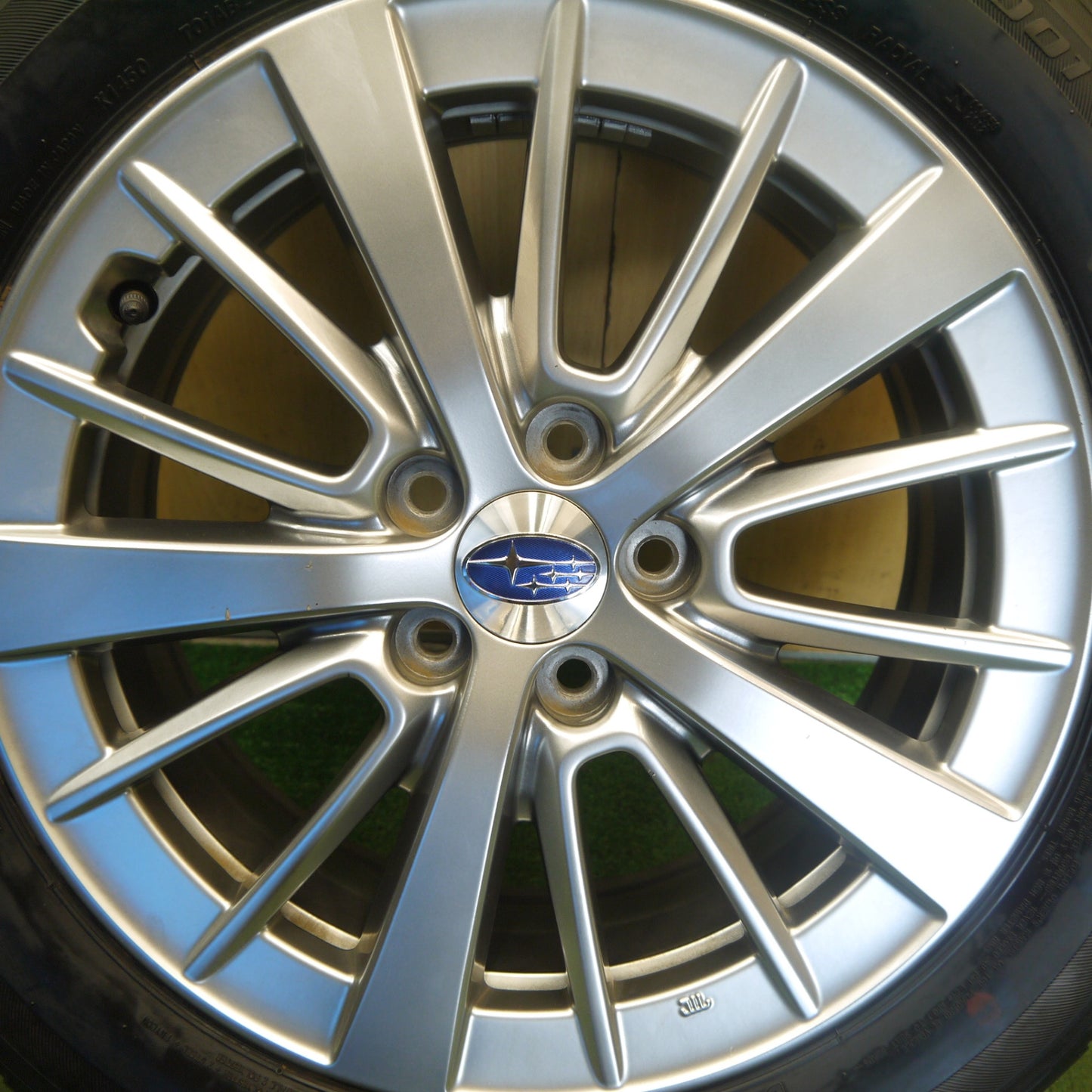 ほぼ未使用！キレイ！1本◎スバル インプレッサ スポーツ 純正 205/55R16 ブリヂストン トランザ T001 16インチ PCD100/5H◎6073105Hノ