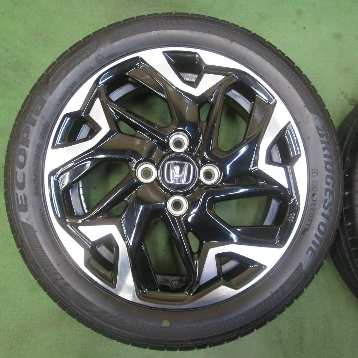 4本価格★ホンダ N-BOX カスタム 純正 165/55R15 ブリヂストン エコピア EP150 15インチ PCD100/4H★6031112イノ