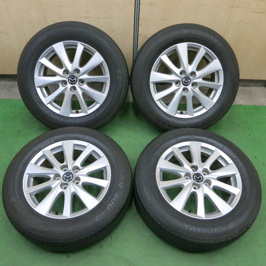 4本価格★マツダ CX-5 純正 225/65R17 ヨコハマ ジオランダー SUV 17インチ PCD114.3/5H★5042202ナノ