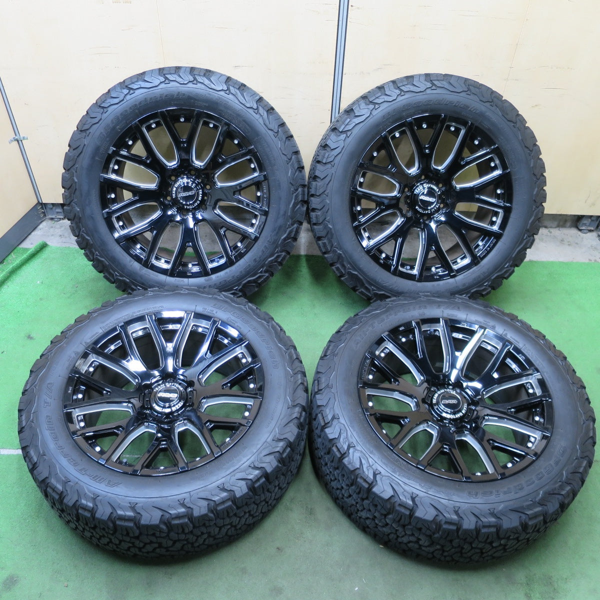 バリ溝！22年！キレイ！9.5分★RAYS TEAM DAYTONA F8 GAIN 275/55R20 115/112S BFグッドリッチ All-Terrain T/A KO2 レイズ チーム デイトナ 20インチ PCD139.7/6H★6040102ナノ