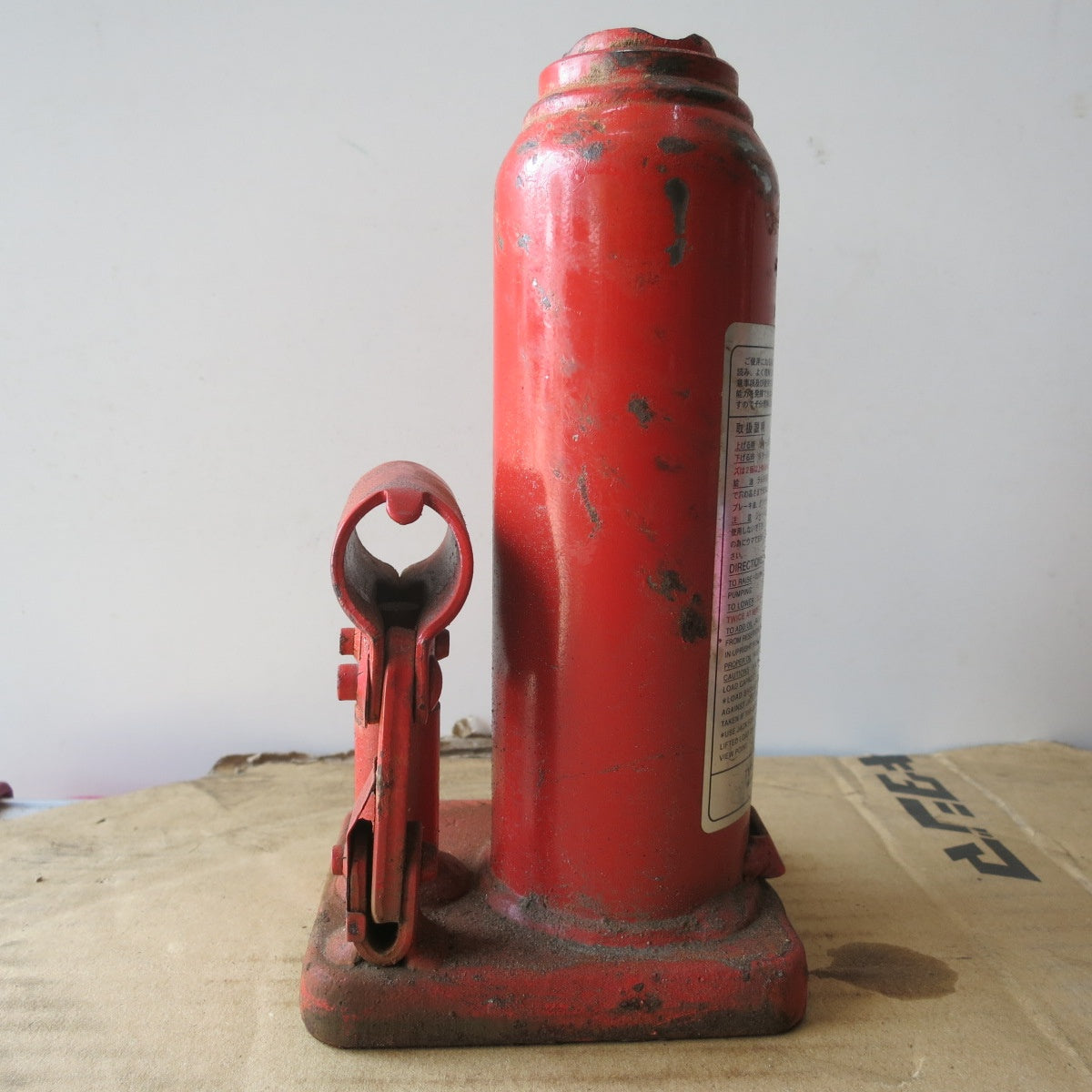 [送料無料] ◆マサダ 油圧 ジャッキ NF-5I 工具 5TON 5ton 5トン 5000kg 油圧式 オイル だるま ダルマ 車載 自動車 点検 整備②◆