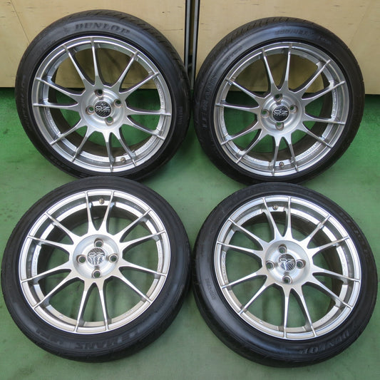 4本価格★O・Z RACING ULTRALEGGERA 205/45R17 ダンロップ LE MANS LM703 OZレーシング ウルトラレッジェーラ 17インチ PCD100/4H★6032608イノ