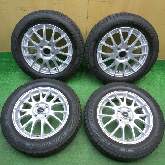 バリ溝！22年！8.5分★スタッドレス 165/65R15 ブリヂストン ブリザック VRX2 TOPRUN トップラン 15インチ タフト ソリオ 等 PCD100/4H★5120608HAス