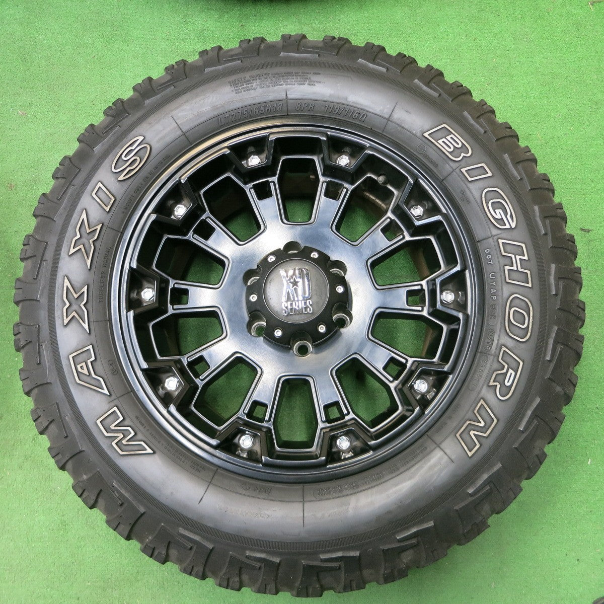 *送料無料* バリ溝！キレイ！9分★XD SERIES XD800 275/65R18 マキシス BIGHORN ホワイトボード 18インチ PCD139.7/6H★4060701ナノ